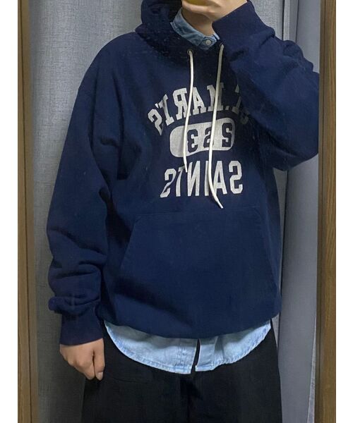 OUTSTANDING（アウトスタンディング）の「V.S.C HOOD SWEAT(MARYS)_NAVY（パーカー・レディース・その他・MEDIUM/LARGE/SMALL）」の16枚目の写真
