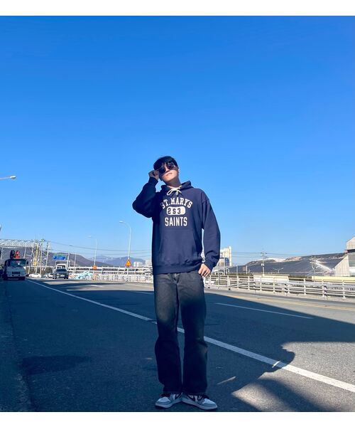 OUTSTANDING（アウトスタンディング）の「V.S.C HOOD SWEAT(MARYS)_NAVY（パーカー・レディース・その他・MEDIUM/LARGE/SMALL）」の18枚目の写真