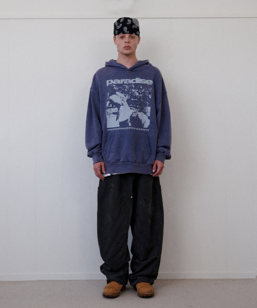 Retriever Club（レトリーバークラブ）の「PARADISE HOODIE [DARK BLUE]（パーカー・レディース・その他・MEDIUM/LARGE/X-LARGE）」の12枚目の写真