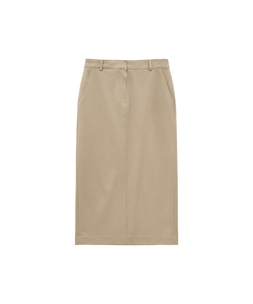 VANONE ATELIER(バノンアトリエ)の「P3258 オーバーサイズマキシスカート_ベージュ(スカート・レディース・ベージュ・SMALL/MEDIUM)」の2枚目の写真