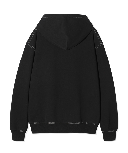 Wacky WiLLy(ワッキーウィリー)の「タイポグラフィックステッチフードスウェットブラック(パーカー・レディース・その他・SMALL/MEDIUM/LARGE/X-LARGE)」の3枚目の写真