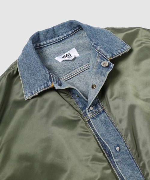 ALPHA』 MA-1 CUSTOMIZE REVERSHIBLE DENIM JACKET（ミリタリー
