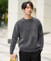 a.v.v（アーヴェヴェ）の「【手洗い】モールクルーネックニット（ニット/セーター）」