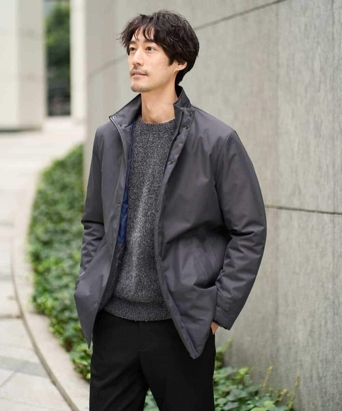 a.v.v(アーヴェヴェ)の「【手洗い】モールクルーネックニット(ニット/セーター・メンズ・チャコールグレー/ベージュ/レッド・48/50/46)」の5枚目の写真