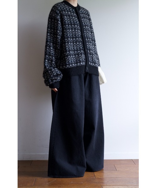 SHINYAKOZUKA（シンヤコヅカ）の「ASSUMED TWEED SUIT（カーディガン/ボレロ・メンズ・マルチ/ブラック・MEDIUM）」の5枚目の写真