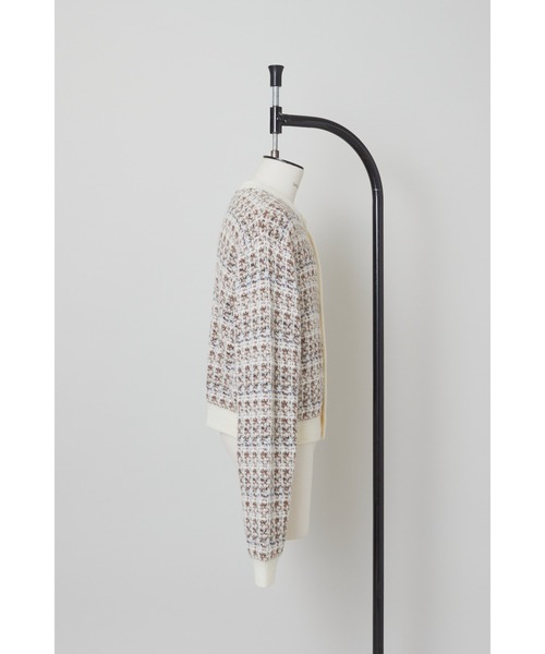 SHINYAKOZUKA（シンヤコヅカ）の「ASSUMED TWEED SUIT（カーディガン/ボレロ・メンズ・マルチ/ブラック・MEDIUM）」の7枚目の写真