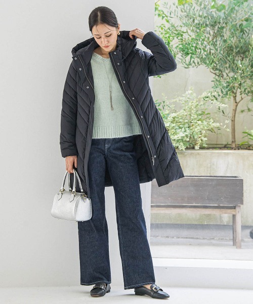 LAUTREAMONT（ロートレアモン）の「スパンコールラメVネックニット≪洗える≫（ニット/セーター・レディース・グリーン/ベージュ/パープル/オフホワイト・9号）」の20枚目の写真