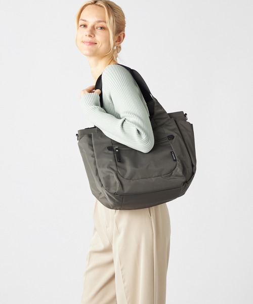 MONICA（モニカ）の「【MONICA】ラウンド2WAYトートバッグ（トートバッグ・レディース・ブラック/ライトグレー/グリーン/カーキ/ダークグレー・FREE）」の15枚目の写真