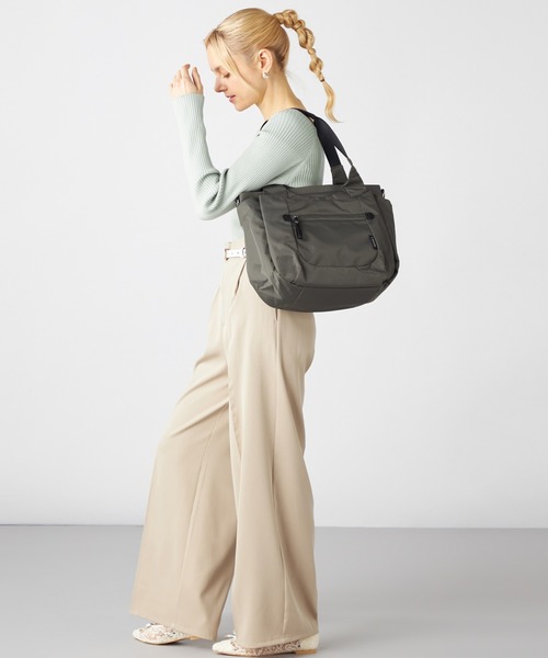 MONICA（モニカ）の「【MONICA】ラウンド2WAYトートバッグ（トートバッグ・レディース・ブラック/ライトグレー/グリーン/カーキ/ダークグレー・FREE）」の17枚目の写真