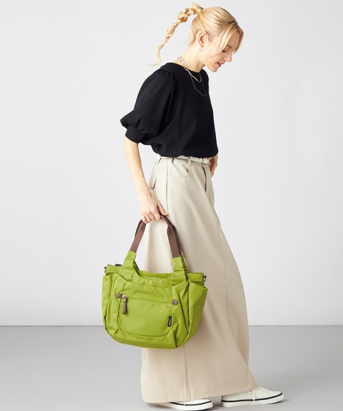 MONICA（モニカ）の「【MONICA】ラウンド2WAYトートバッグ（トートバッグ・レディース・ブラック/ライトグレー/グリーン/カーキ/ダークグレー・FREE）」の22枚目の写真