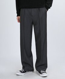 VERYVAIN（ベリベーン）の「ONETUCK WIDE SLACKS (GRAY)（スラックス）」