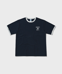 DISCUS ATHLETIC（ディスカス　アスレチック）の「Heavyweight Tiger Ringer T-Shirt Navy（Tシャツ/カットソー）」