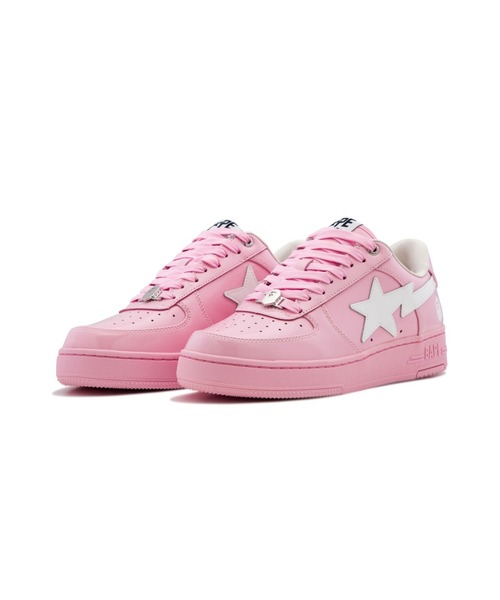 A BATHING APE（アベイシングエイプ）の「BAPE STA #2（スニーカー・レディース・ホワイト/ブラック/ピンク・5/6/4）」の3枚目の写真