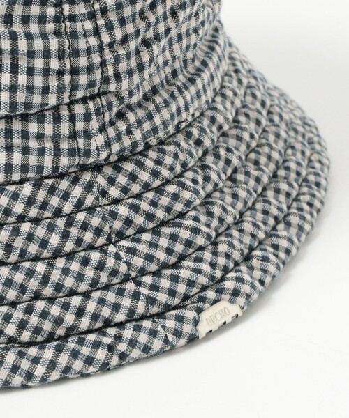 DECHO（デコー）の「【別注】DECHO / リバーシブル ハット（ハット・レディース・ブラウン/ネイビー・ONE SIZE）」の7枚目の写真