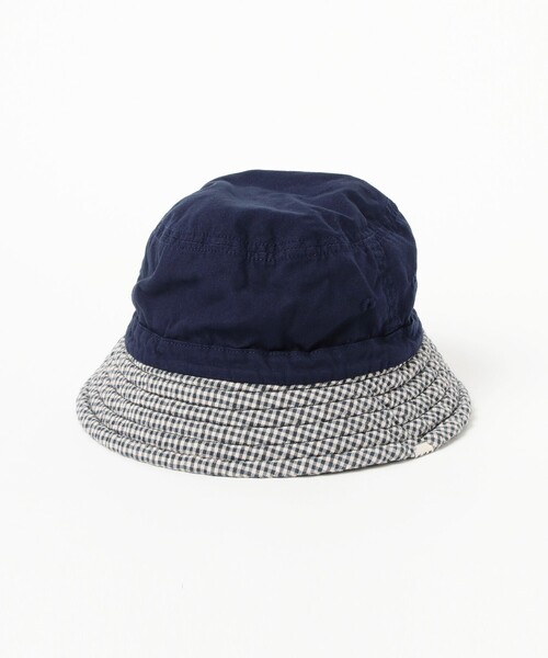 DECHO（デコー）の「【別注】DECHO / リバーシブル ハット（ハット・レディース・ブラウン/ネイビー・ONE SIZE）」の9枚目の写真