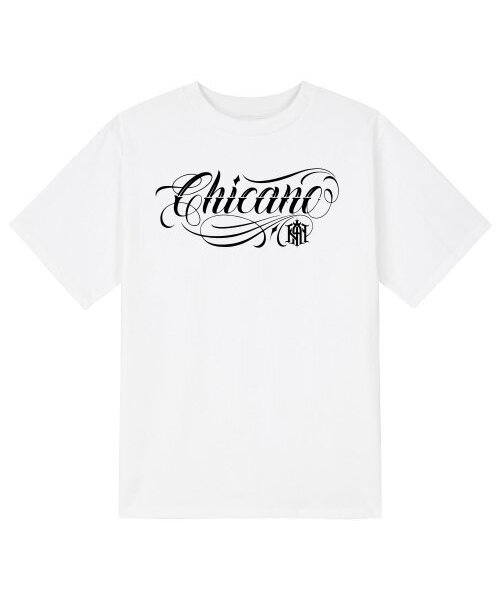 KAN6312(カン6312)の「KTW0178 チカーノ 半袖Tシャツ - ホワイト(Tシャツ/カットソー・メンズ・その他・MEDIUM/LARGE/X-LARGE/SMALL)」の1枚目の写真