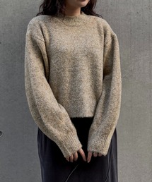 【&ｇ'aime 】ラメシャギーニット　Lame Shaggy Knit