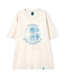 [ミスティックアイ]コットンルーズフィット半袖Tシャツ_バターミルク