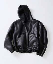 JOURNAL STANDARD relume | フェイクムートン リバーシブル フーディ ブルゾン(その他アウター)