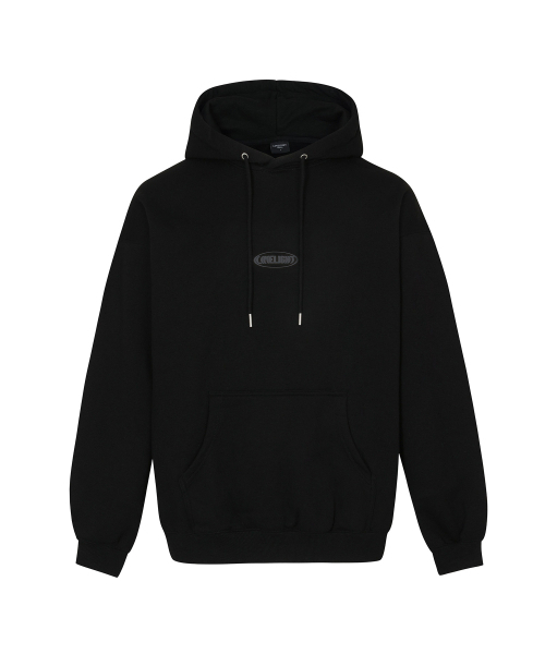 LIMELIGHT APPAREL(ライムライトアパレル)の「オペラルオーバルロゴフードオーバーサイズ(ブラック/グレー)(パーカー・メンズ・その他・MEDIUM/LARGE)」の1枚目の写真