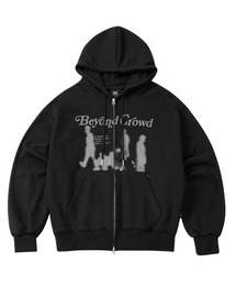 Moo様　パーカー MOO □ Leopard Applique Hoodie フーディー (パーカー・フーディ