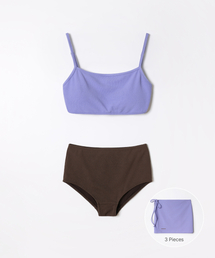 ANDNEEDS（アンドニーズ）の「Tenny bikini set (purple)（水着）」