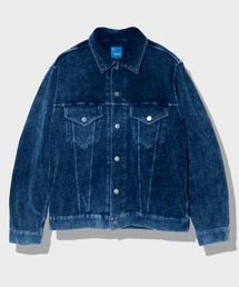 Good On（グッドオン）の「Good On/グッドオン　KNIT CORDUROY G-JAN INDIGO SHAVE（カバーオール）」