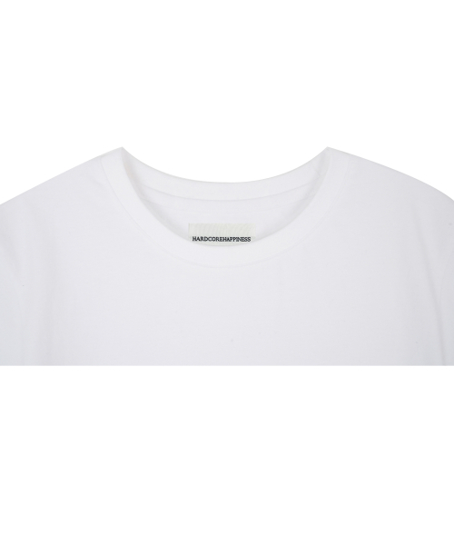 HARDCORE HAPPINESS(ハードコアハピネス)の「FEEL IT OUT スリム半袖Tシャツ_ホワイト(Tシャツ/カットソー・レディース・その他・SMALL/MEDIUM)」の4枚目の写真