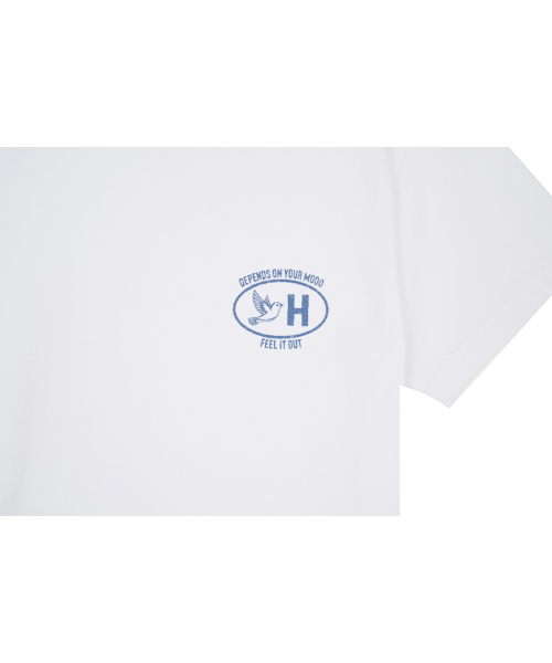 HARDCORE HAPPINESS(ハードコアハピネス)の「FEEL IT OUT スリム半袖Tシャツ_ホワイト(Tシャツ/カットソー・レディース・その他・SMALL/MEDIUM)」の5枚目の写真