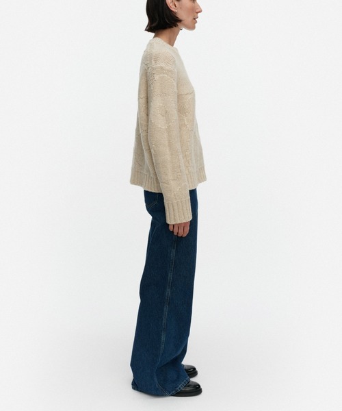 marimekko(マリメッコ)の「Vainu Unikko / knit pullover(ニット/セーター・レディース・ベージュ・MEDIUM/X-SMALL/SMALL)」の9枚目の写真