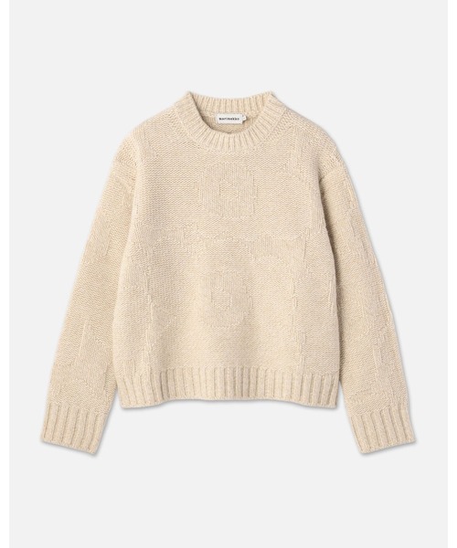 marimekko(マリメッコ)の「Vainu Unikko / knit pullover(ニット/セーター・レディース・ベージュ・MEDIUM/X-SMALL/SMALL)」の6枚目の写真