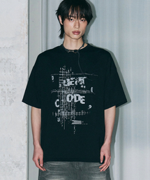 ANOLORCODE（アノローコード）の「Code Short Sleeve T-shirt (Black)（Tシャツ/カットソー）」