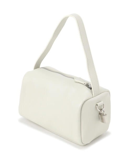 FREE'S MART（フリーズマート）の「◆スクエアワンハンドルバッグ（ハンドバッグ・レディース・ブラック/ホワイト・ﾌﾘ-）」の9枚目の写真