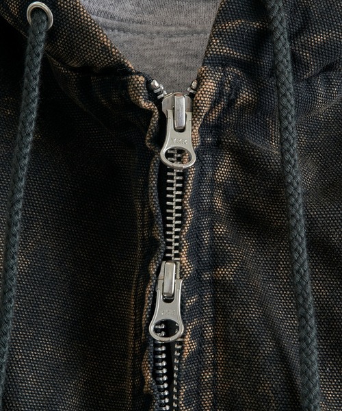 UNIVERSAL OVERALL（ユニバーサルオーバーオール）の「【UNIVERSAL OVERALL】U2531425 Hoodie Jacket（その他アウター・メンズ・ブラウン/ブラック・S/L/XL/M）」の13枚目の写真