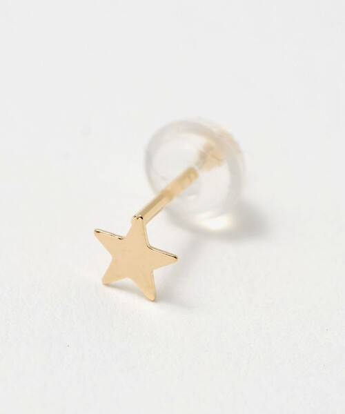 BEAUTY&YOUTH UNITED ARROWS(ビューティーアンドユースユナイテッドアローズ)の「K18 スター ピアス(ピアス(両耳用)・レディース・ゴールド・FREE)」の2枚目の写真