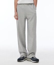 M) C100 3-step full banding semi-wide fit pants (24 years) (MELANGE GREY) [LRARCYT171P]