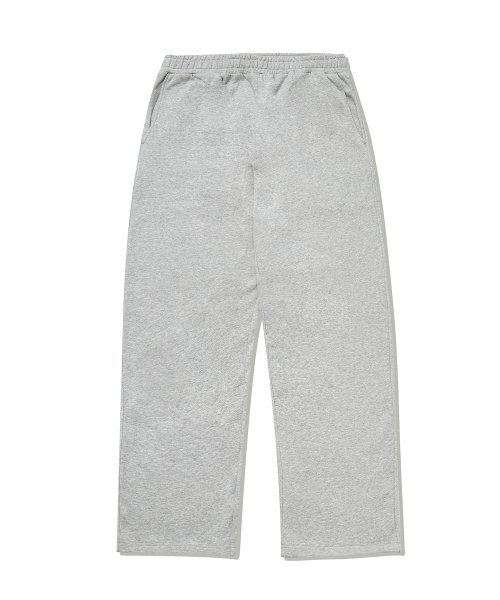 GROOVERHYME（グルーブライム）の「M) C100 3-step full banding semi-wide fit pants (24 years) (MELANGE GREY) [LRARCYT171P]（スウェットパンツ・メンズ・その他・LARGE/MEDIUM）」の2枚目の写真