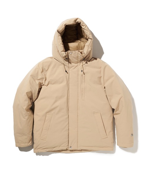 Arnold Palmer（アーノルドパーマー）の「アンブレラスペック シェア フーデッド ダウンジャケット（ダウンジャケット/コート・レディース・オレンジ/ベージュ/ブラック・XS/S/LL/L/M）」の2枚目の写真