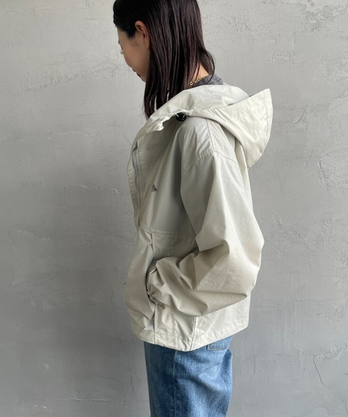 DANTON（ダントン）の「[DANTON/ダントン] ショート丈 フード付きナイロンジャケット（その他アウター・レディース・グレイッシュベージュ/ブラック・M/S）」の18枚目の写真