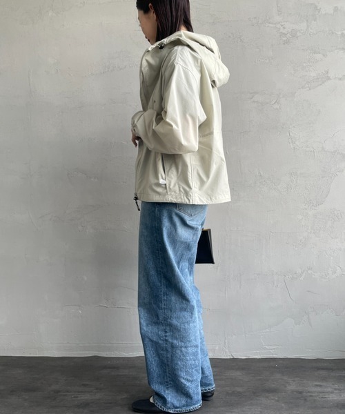 DANTON（ダントン）の「[DANTON/ダントン] ショート丈 フード付きナイロンジャケット（その他アウター・レディース・グレイッシュベージュ/ブラック・M/S）」の21枚目の写真