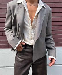 THE BALLON（ザバロン）の「DOUBLE PEAKED CROP JACKET_Unisex（テーラードジャケット）」