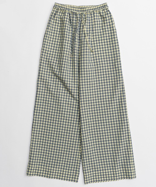 MAISON SPECIAL（メゾンスペシャル）の「Multi-Color Easy Check Pants/マルチカラーイージーチェックパンツ（その他パンツ・レディース・ピンク/ホワイト/オレンジ/イエロー/ネイビー・38/36）」の17枚目の写真
