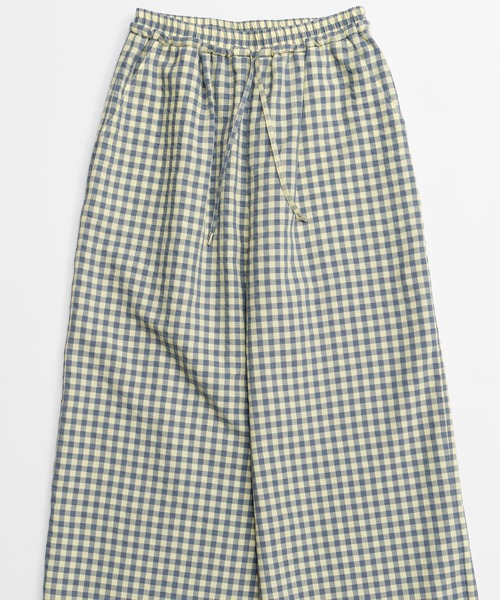 MAISON SPECIAL（メゾンスペシャル）の「Multi-Color Easy Check Pants/マルチカラーイージーチェックパンツ（その他パンツ・レディース・ピンク/ホワイト/オレンジ/イエロー/ネイビー・38/36）」の18枚目の写真