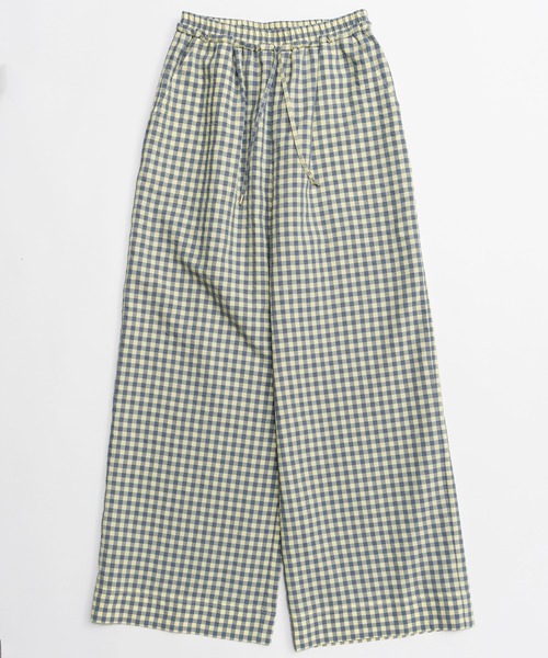 MAISON SPECIAL（メゾンスペシャル）の「Multi-Color Easy Check Pants/マルチカラーイージーチェックパンツ（その他パンツ・レディース・ピンク/ホワイト/オレンジ/イエロー/ネイビー・38/36）」の20枚目の写真