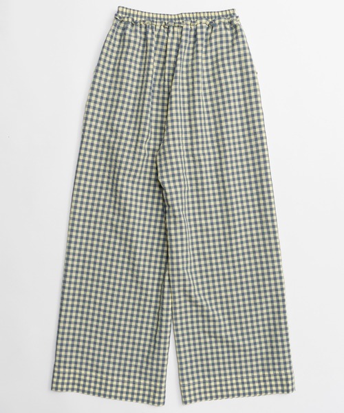 MAISON SPECIAL（メゾンスペシャル）の「Multi-Color Easy Check Pants/マルチカラーイージーチェックパンツ（その他パンツ・レディース・ピンク/ホワイト/オレンジ/イエロー/ネイビー・38/36）」の21枚目の写真