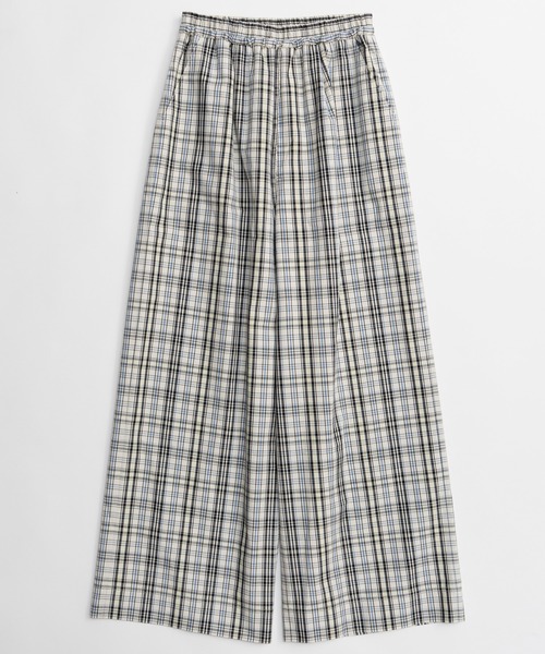 MAISON SPECIAL（メゾンスペシャル）の「Multi-Color Easy Check Pants/マルチカラーイージーチェックパンツ（その他パンツ・レディース・ピンク/ホワイト/オレンジ/イエロー/ネイビー・38/36）」の13枚目の写真