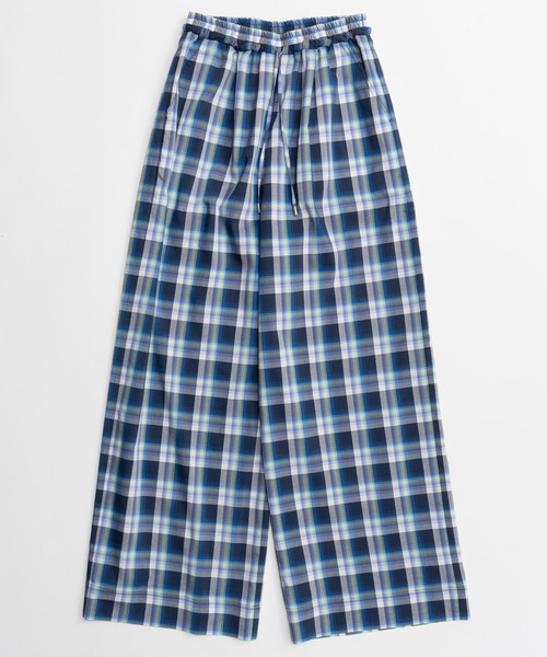 MAISON SPECIAL（メゾンスペシャル）の「Multi-Color Easy Check Pants/マルチカラーイージーチェックパンツ（その他パンツ・レディース・ピンク/ホワイト/オレンジ/イエロー/ネイビー・38/36）」の16枚目の写真
