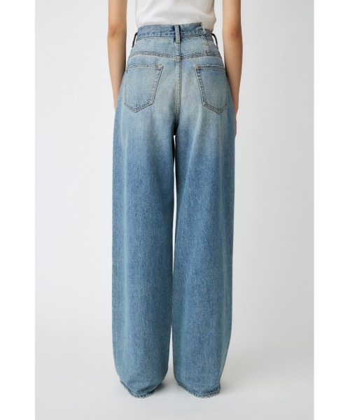 MOUSSY CROSS WAIST WIDE STRAIGHTデニム CROSS WAIST WIDE STRAIGHT / クロスウエストワイドストレート（デニム