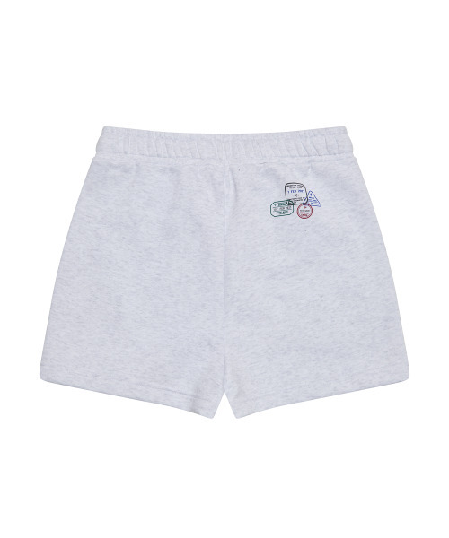 GET IT ON(ゲットイットオン)の「シグニチャースウェットショートパンツ レディース_ホワイト(その他パンツ・レディース・その他・F)」の4枚目の写真