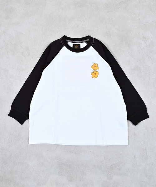 Life Support Products（ライフサポートプロダクツ）の「前後プリントラグランロンティ（Tシャツ/カットソー・キッズ・ホワイト/ピンク/ブルー/ブラック・80/90/95/100/110/120/130/140/150）」の7枚目の写真